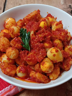Foto resep Balado Telor Puyuh&Tempe