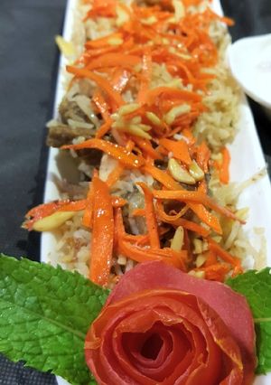 A picture of Afghani pulao.. #cookpadApp rice competition.
