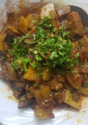 A picture of Mix sabzi.