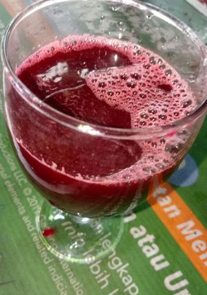Foto resep Jus buah bit, penambah hb