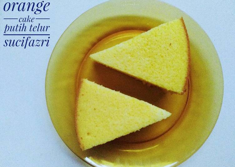 Orange cake putih telur