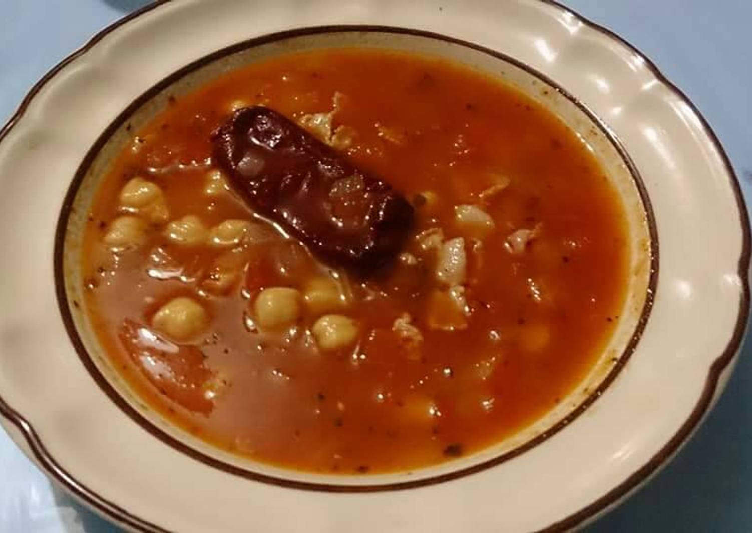 Sopa de Garbanzos Receta de KARLA CARDENAS Cookpad