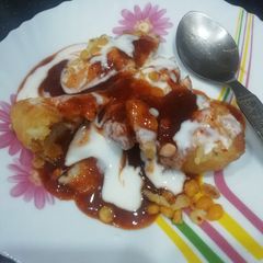 Tikki Chaat A picture of Tikki Chaat.
