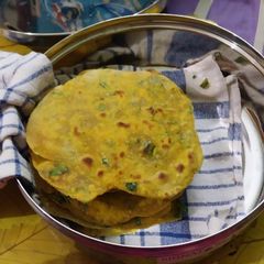 A picture of Methi Theple a Healthy Snack.