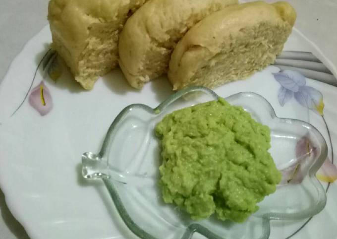 Resep Roti kukus cocol srikaya pandan #beranibaking Anti Gagal