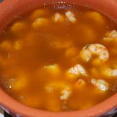 Una foto de Gambas al ajillo