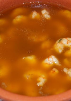Una foto de Gambas al ajillo