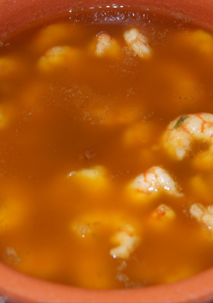 Una foto de Gambas al ajillo