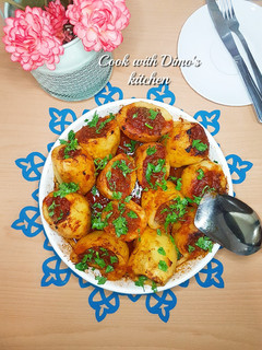 صورة لوصفة بطاطس محشية لحمة مفرومة 😋😋