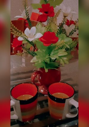 A picture of Doodh patti chai.