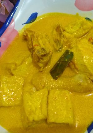 Foto resep 52. Kari Ayam Sederhana plus Tahu