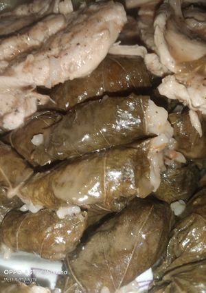 صورة لوصفة ورق عنب بدبس الرمان