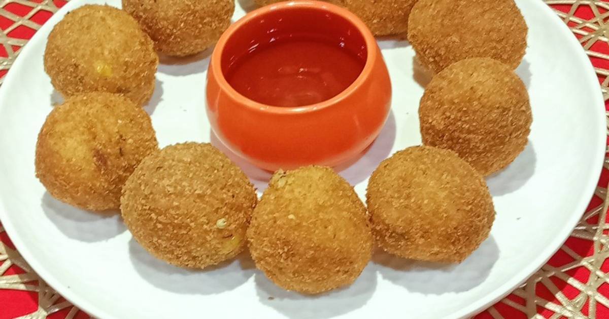 Crispy Corn Cheese Balls Recipe by Rita Talukdar Adak Cookpad