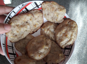 Una foto de Galletitas de banana y coco. Apto para bebé +6 meses