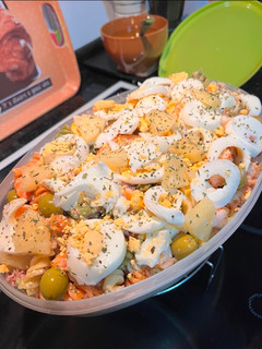 Una foto de Ensalada de macarrones