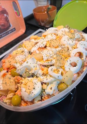 Una foto de Ensalada de macarrones
