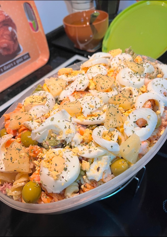 Una foto de Ensalada de macarrones