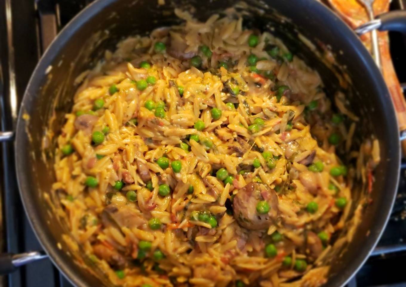 Creamy Italian orzo
