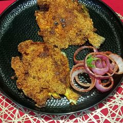 A picture of Rava Pomfret Tawa Fry.