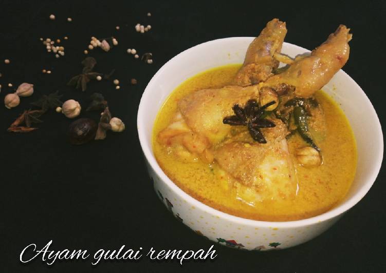 Resep Ayam gulai rempah yang Enak Banget