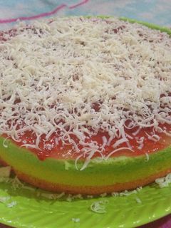 Foto resep Rainbow Cake putih telur