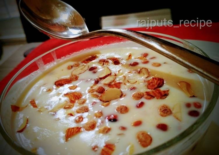 Recipe of Quick Rice pudding or Rice kheer