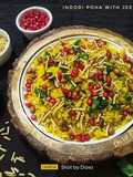 Indori Poha With Jeeravan Masala (Street Style)