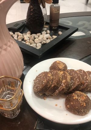 صورة لوصفة رول البسكويت والمكسرات