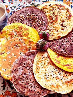 عکسی از دستور "پنکیک با مغزیجات" ساده و سریع