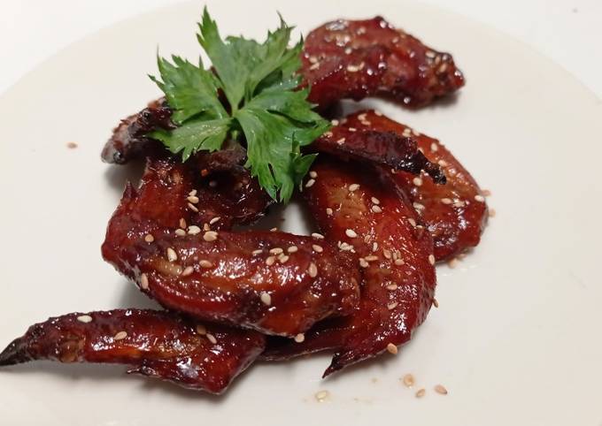 Resep Honey Glazed Chicken Wings Anti Gagal