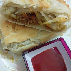 Vegetable & Chicken Strudel A picture of Vegetable & Chicken Strudel.