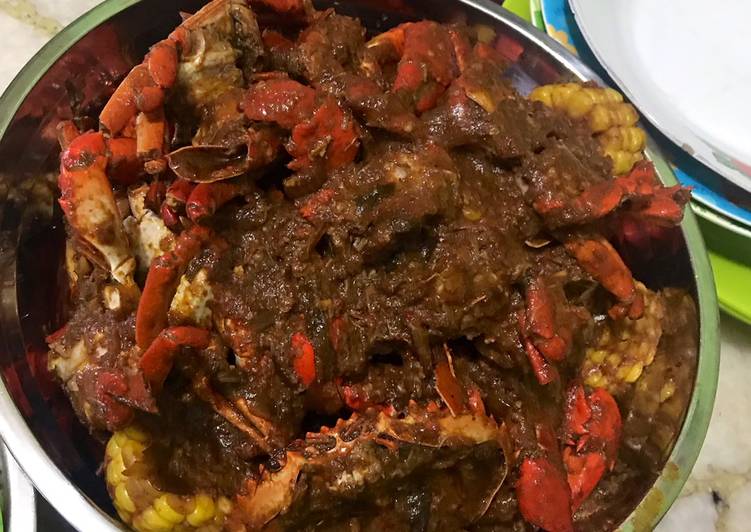 Kepiting saus padang