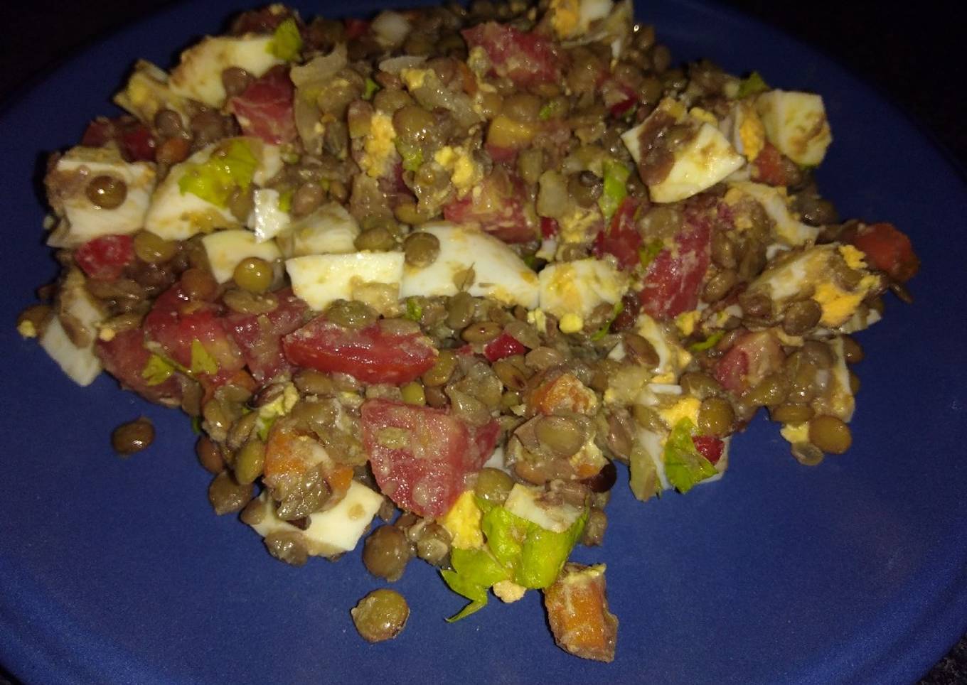 Ensalada de lentejas
