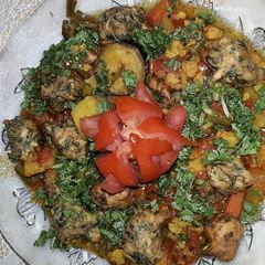 A picture of Undhiyu.