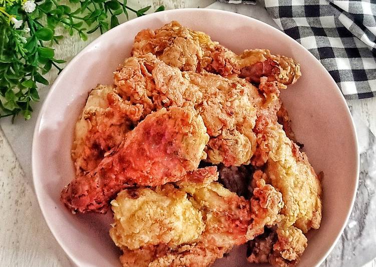 Langkah Mudah untuk Membuat Korean Fried Chicken(Ayam Goreng Korea)🍗, Lezat