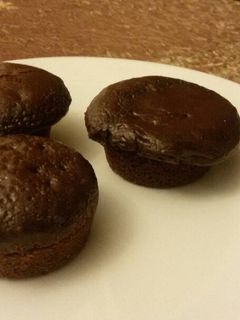 صورة لوصفة كب كيك بالكاكاو