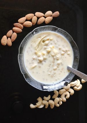 A picture of Whole wheat kheer.