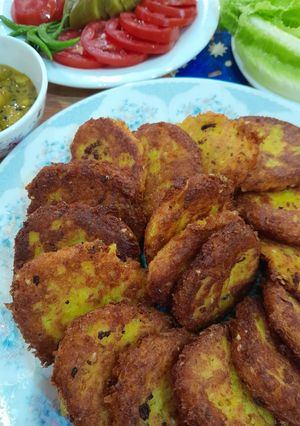 عکسی از دستور کوکو سیب زمینی