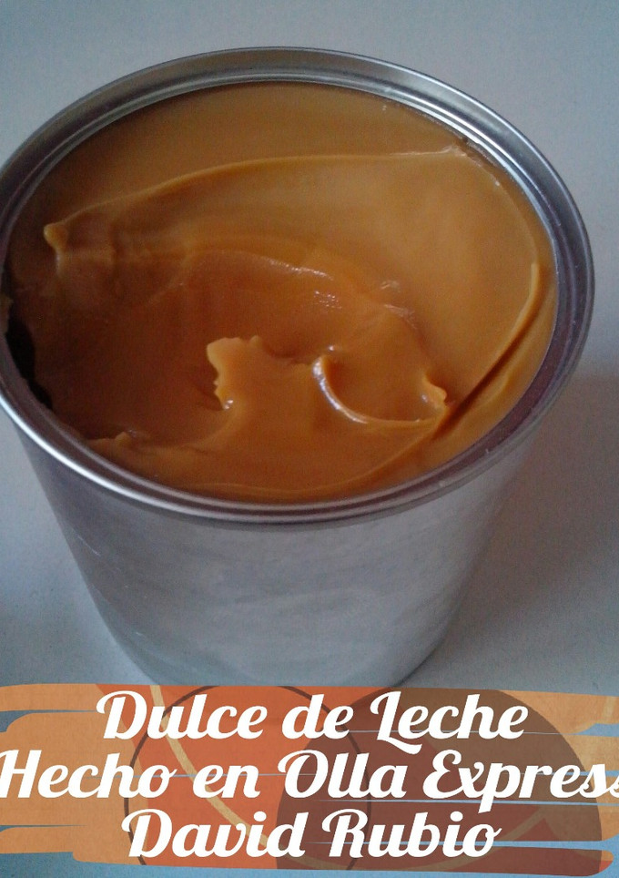 Una foto de Dulce de leche hecho en olla exprés