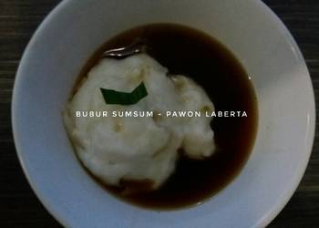 Resep Terbaik Bubur sum sum irit Sedap