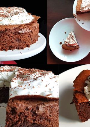 A picture of Richard Sax's Chocolate Cloud Cake.
