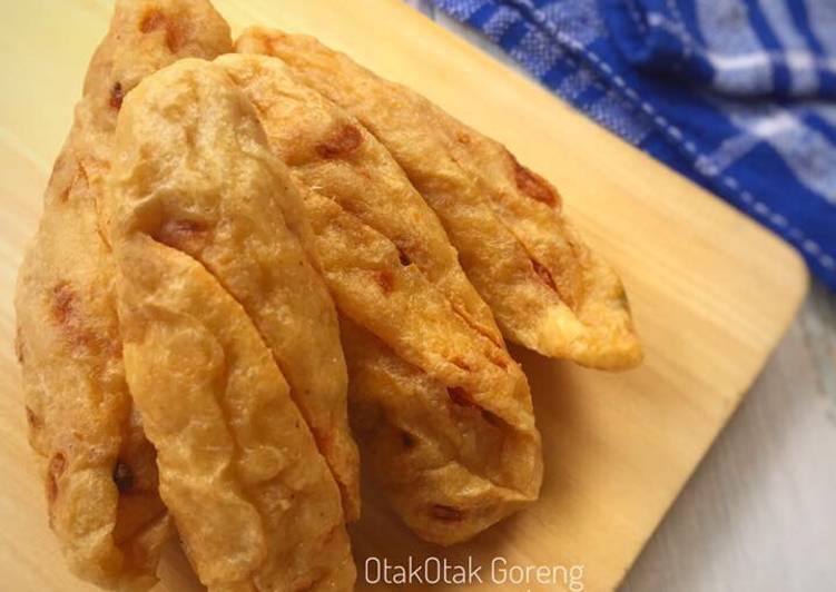 Bagaimana Membuat Otak Otak Goreng (udang ayam), Bikin Ngiler