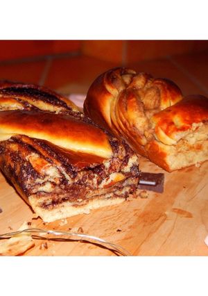 Csokis-diós és fahéjas babka recept fotója