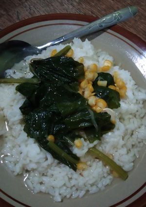 Foto resep Sayur bening sawi dan jagung manis
