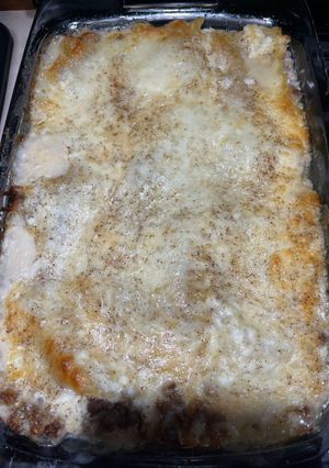 A picture of White Lasagna.