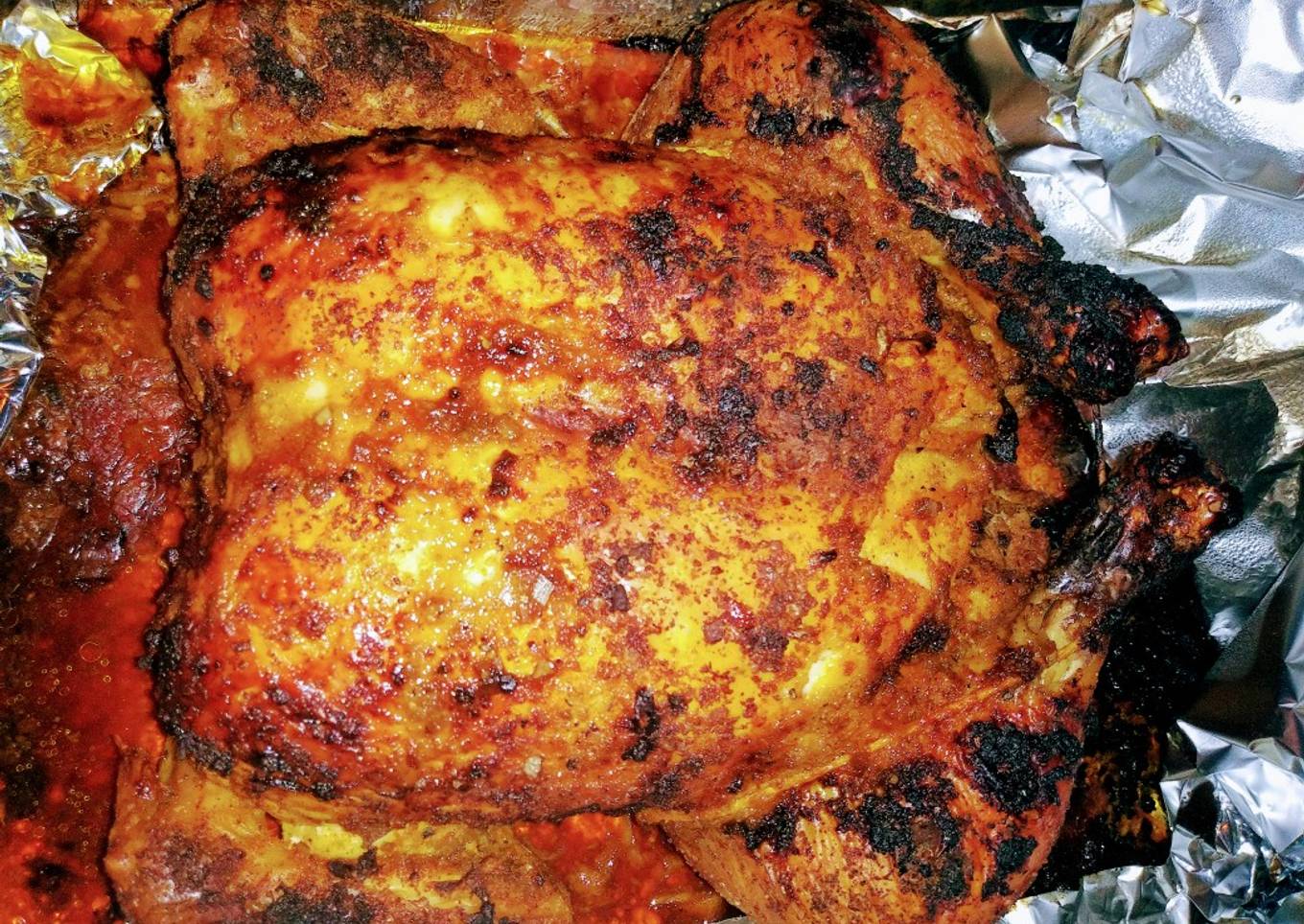 Fried chicken with lemon pepper