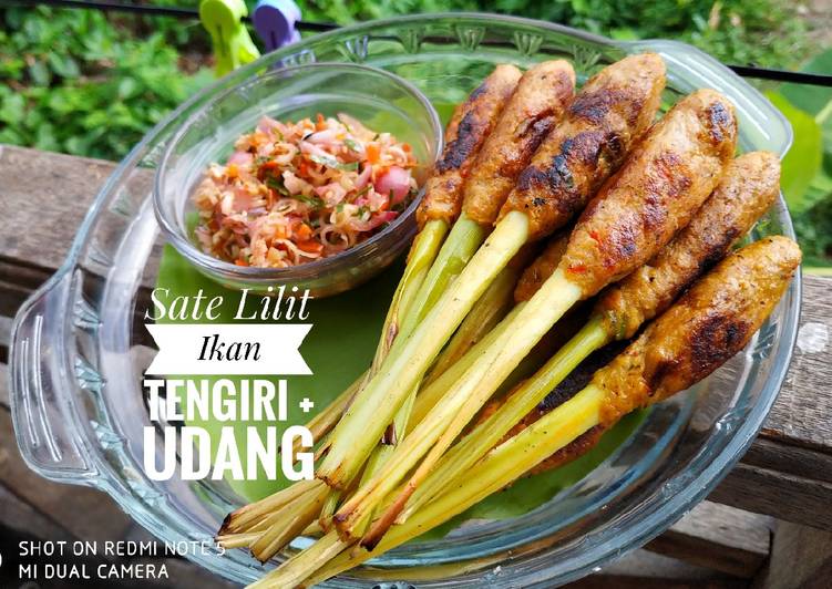 Sate Lilit Ikan Tengiri Sambal Matah