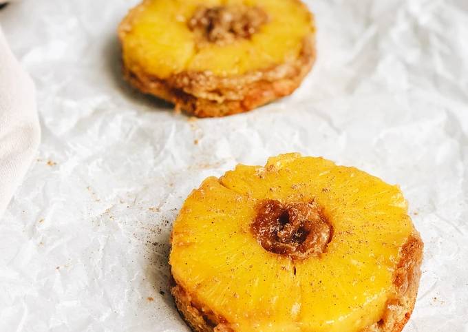 Steps to Prepare Iconic PINEAPPLE UPSIDE-DOWN MINI-CAKES for Diet Food