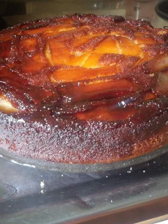 Una foto de Torta invertida de manzanas !!!