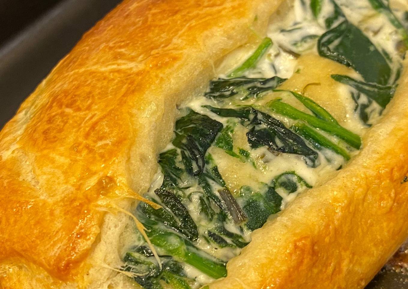 Recipe of Super Quick Homemade Creamy Spinach Roll